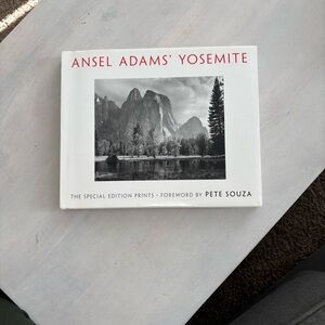 Ansel Adam’s Yosemite Coffee Table Book black and white